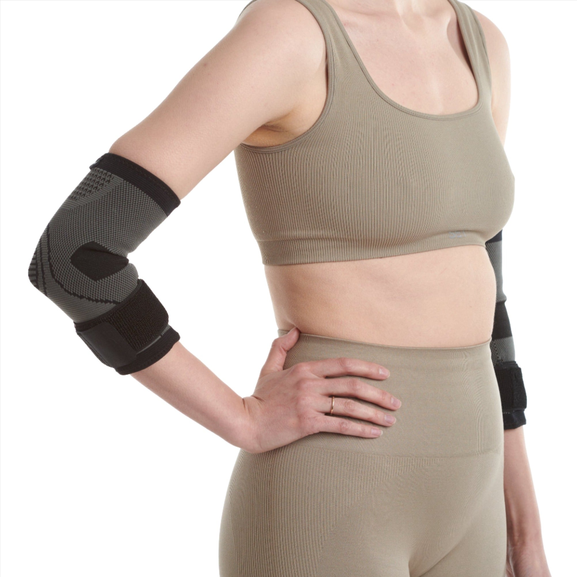 BODYPROX Elbow Brace with Strap for Tendonitis 2 Pack, Tennis Elbow Compression Sleeves, Golf Elbow Treatment – BODYPROX