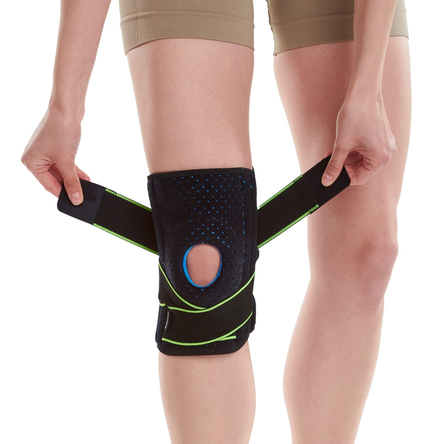 Knee Brace with Stabilizers and Patella Gel Pad 687939100294