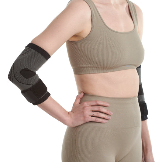 Elbow Compression Sleeves with Support Strap